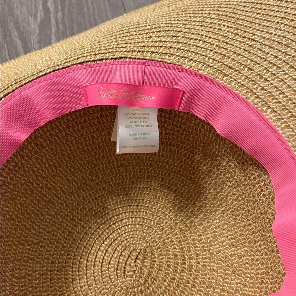 Lilly Pulitzer straw hat - Picture 3 of 3